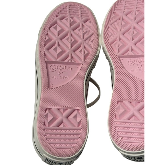 VTG Y2K Converse All Stars Chuck Taylor Platform Low Rise Camp Daisies Pink SZ 5 - Picture 8 of 14